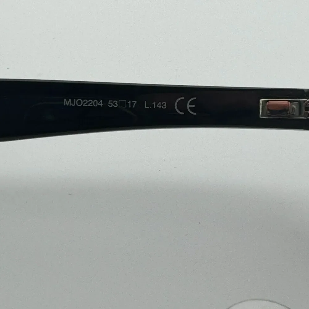 Maui Jim Eyeglasses Frames MJO2204-02 Black Rectangular Full Rim 53-17-143 12324